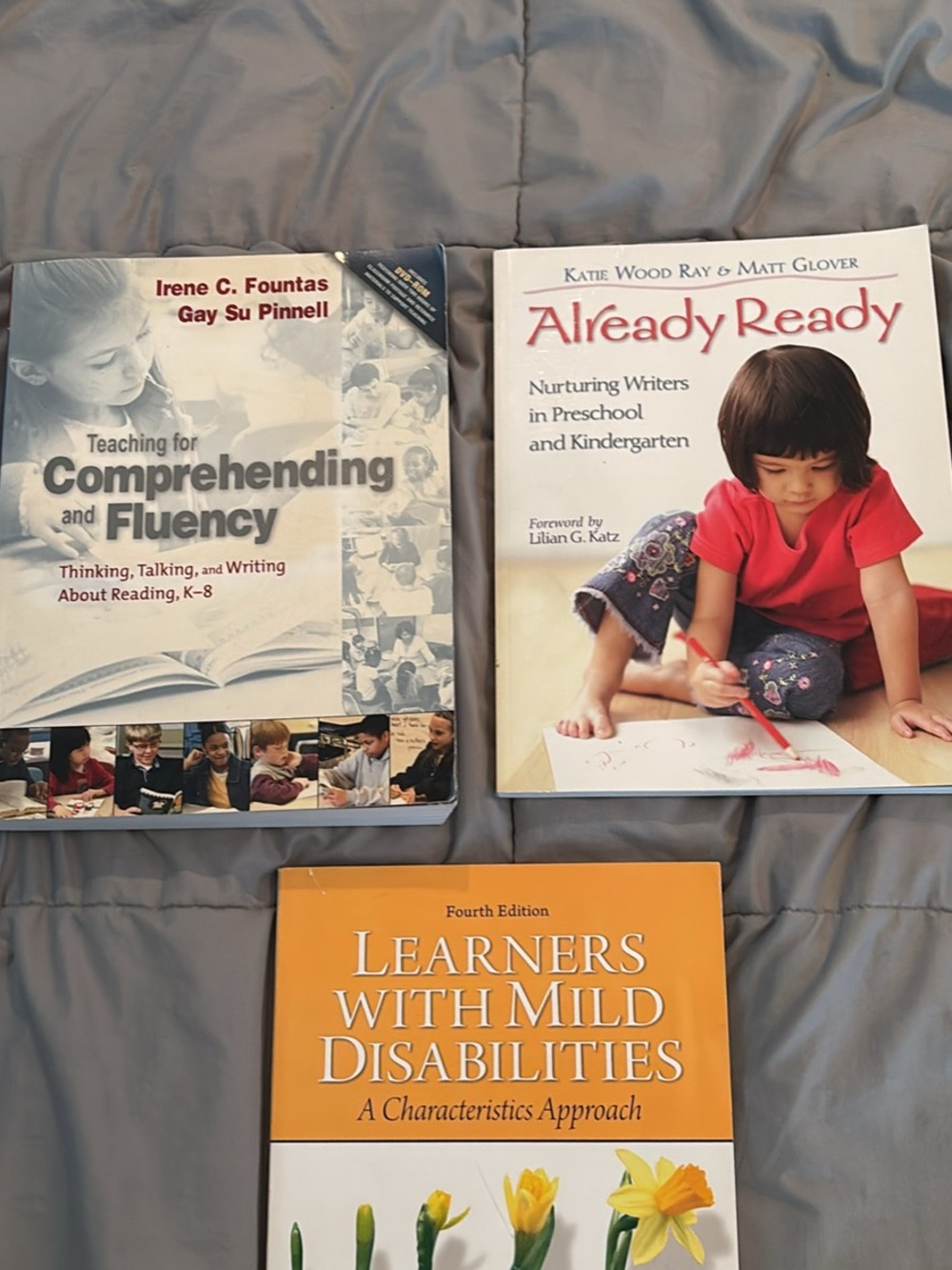 Educational Book Bundle — Yellow, White, Red Covers